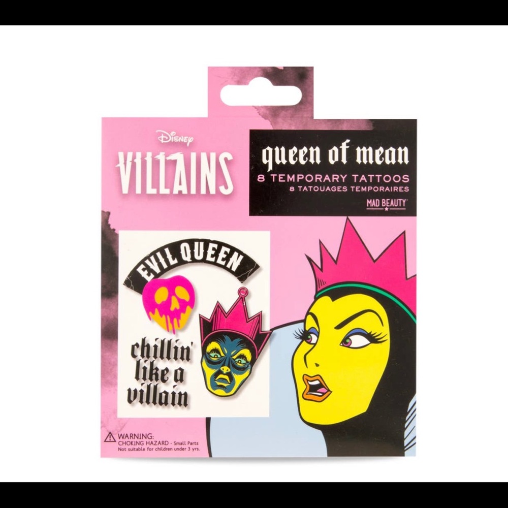 Mad Beauty POP VILLAINS TATTOOS Cute